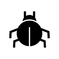 bug icon or logo isolated sign symbol vector illustration - high quality black style vector icons
