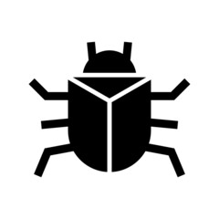 Obraz premium bug icon or logo isolated sign symbol vector illustration - high quality black style vector icons 