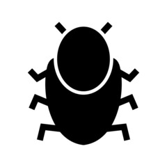 bug icon or logo isolated sign symbol vector illustration - high quality black style vector icons

