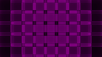 Abstrakter Hintergrund 4k lila Lavendel hell dunkel schwarz Kubus Quadrate Wellen Linien