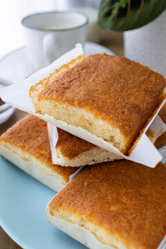 Sobaos, typical muffins from northern Spain that are eaten for breakfast