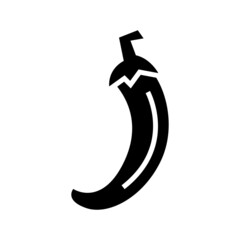 chili pepper icon or logo isolated sign symbol vector illustration - high quality black style vector icons
