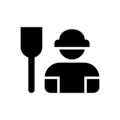 gardener icon or logo isolated sign symbol vector illustration - high quality black style vector icons
