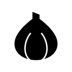 garlic icon or logo isolated sign symbol vector illustration - high quality black style vector icons
