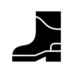 gumboots icon or logo isolated sign symbol vector illustration - high quality black style vector icons
