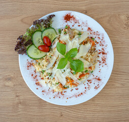 Chicken Fricassee stew meat food