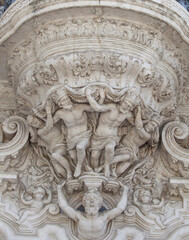Palace of San Telmo facade, Seville, Spain