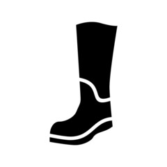 gumboots icon or logo isolated sign symbol vector illustration - high quality black style vector icons
