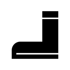 gumboots icon or logo isolated sign symbol vector illustration - high quality black style vector icons
