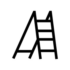 ladder icon or logo isolated sign symbol vector illustration - high quality black style vector icons
