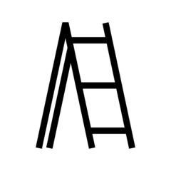 ladder icon or logo isolated sign symbol vector illustration - high quality black style vector icons
