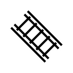 ladder icon or logo isolated sign symbol vector illustration - high quality black style vector icons
