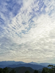 blue sky and clouds