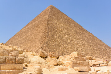 Fototapeta na wymiar The pyramids of Giza, Egypt