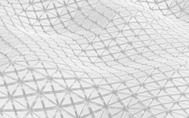 Geometric figures and meshes, 3d rendering.