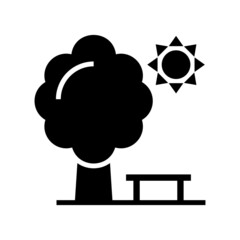 park icon or logo isolated sign symbol vector illustration - high quality black style vector icons
