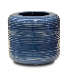 modern decorative vase blue ceramics