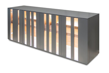 Modern grey chest of drawers furniture interior