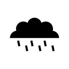 rainy weather icon or logo isolated sign symbol vector illustration - high quality black style vector icons
