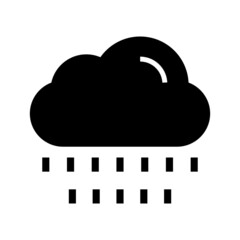 rainy weather icon or logo isolated sign symbol vector illustration - high quality black style vector icons

