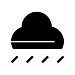 rainy weather icon or logo isolated sign symbol vector illustration - high quality black style vector icons
