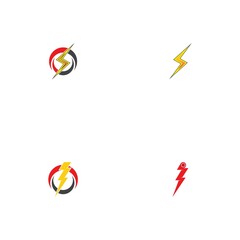 flash thunderbolt logo template