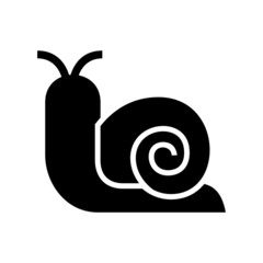 snail icon or logo isolated sign symbol vector illustration - high quality black style vector icons
