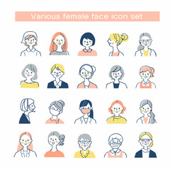 さまざまな働く女性　バストアップ　セット