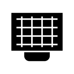 solar panel icon or logo isolated sign symbol vector illustration - high quality black style vector icons
