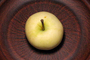 White ripe sweet apple