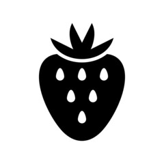strawberry icon or logo isolated sign symbol vector illustration - high quality black style vector icons
