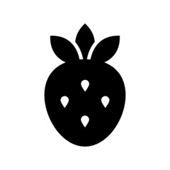 strawberry icon or logo isolated sign symbol vector illustration - high quality black style vector icons
