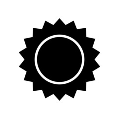 sun icon or logo isolated sign symbol vector illustration - high quality black style vector icons
