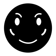 Vector Blush Glyph Icon Design