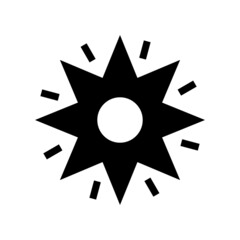 sun icon or logo isolated sign symbol vector illustration - high quality black style vector icons
