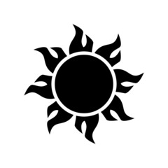 sun icon or logo isolated sign symbol vector illustration - high quality black style vector icons
