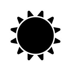 sun icon or logo isolated sign symbol vector illustration - high quality black style vector icons

