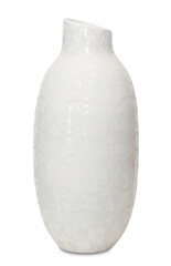 Decorative vase white ceramics interior