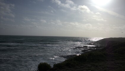 Cornwall - Waves on Rocky Beach - Stormy - Coastline