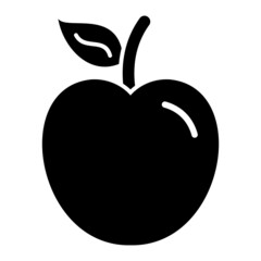Vector Cherries Glyph Icon Design