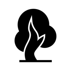 tree icon or logo isolated sign symbol vector illustration - high quality black style vector icons
