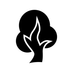 tree icon or logo isolated sign symbol vector illustration - high quality black style vector icons
