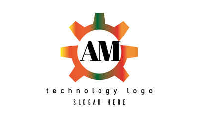 AM gear technology logo