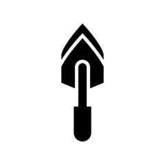 trowel icon or logo isolated sign symbol vector illustration - high quality black style vector icons
