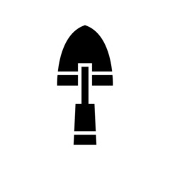 trowel icon or logo isolated sign symbol vector illustration - high quality black style vector icons
