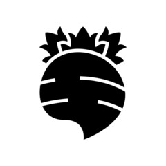 turnip icon or logo isolated sign symbol vector illustration - high quality black style vector icons
