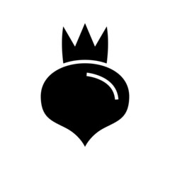 turnip icon or logo isolated sign symbol vector illustration - high quality black style vector icons
