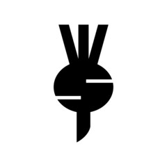 turnip icon or logo isolated sign symbol vector illustration - high quality black style vector icons
