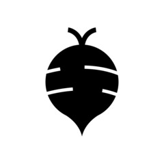 turnip icon or logo isolated sign symbol vector illustration - high quality black style vector icons
