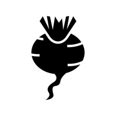 turnip icon or logo isolated sign symbol vector illustration - high quality black style vector icons
